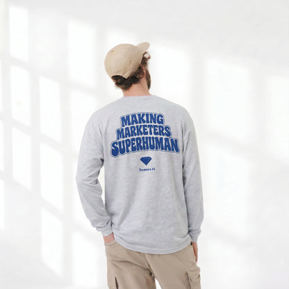 オリジナルロングスリーブTシャツ (バックデザイン)