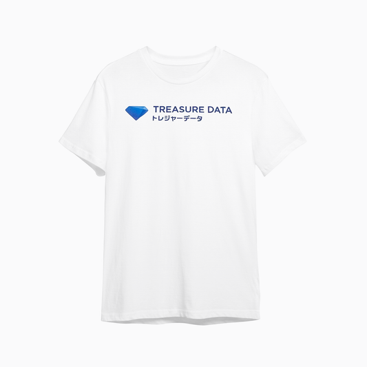 オリジナル白Tシャツ (横ロゴ - カタカナ入り)
